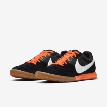 Nike Premier 2 Sala IC - Férfi Focicipő - Fekete/Narancssárga/Fehér